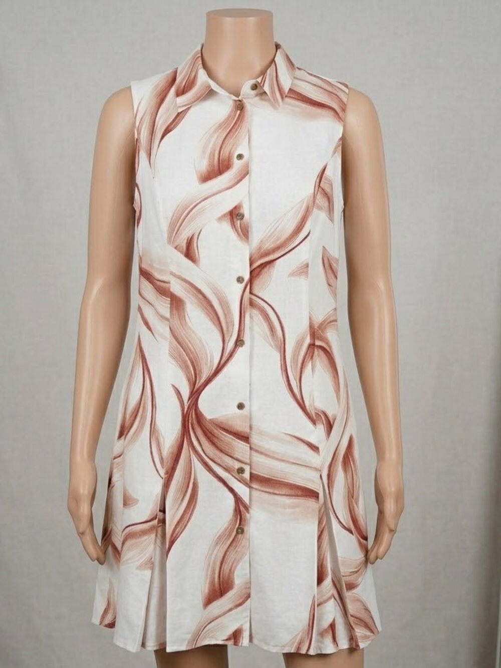 RW&Co Sleeveless Linen‑Blend Dress - Size M